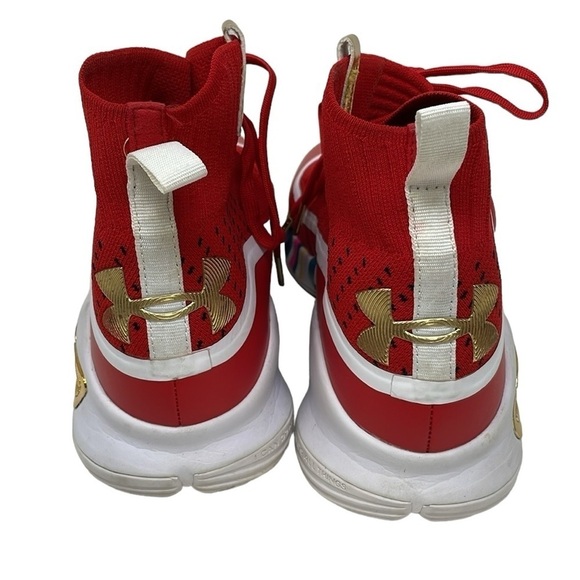 Under Armour Shoes Men’s 10 Steph Curry Chinese New Year Basketball High Tops - Picture 6 of 11